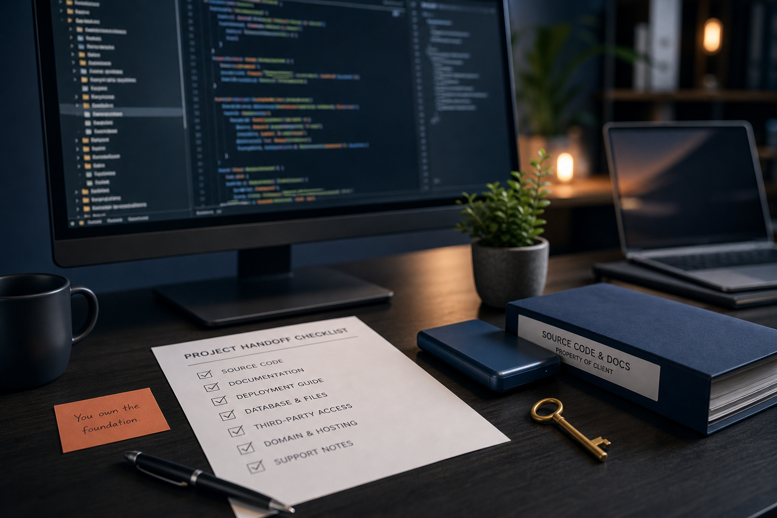 Code editor representing custom source files