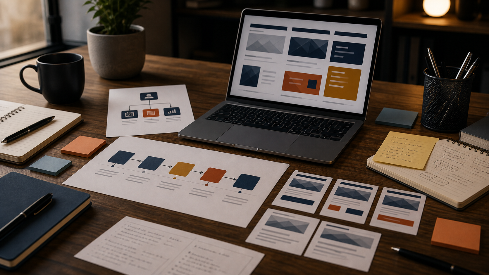 Sky Grid Development custom project planning with roadmap and priority cards