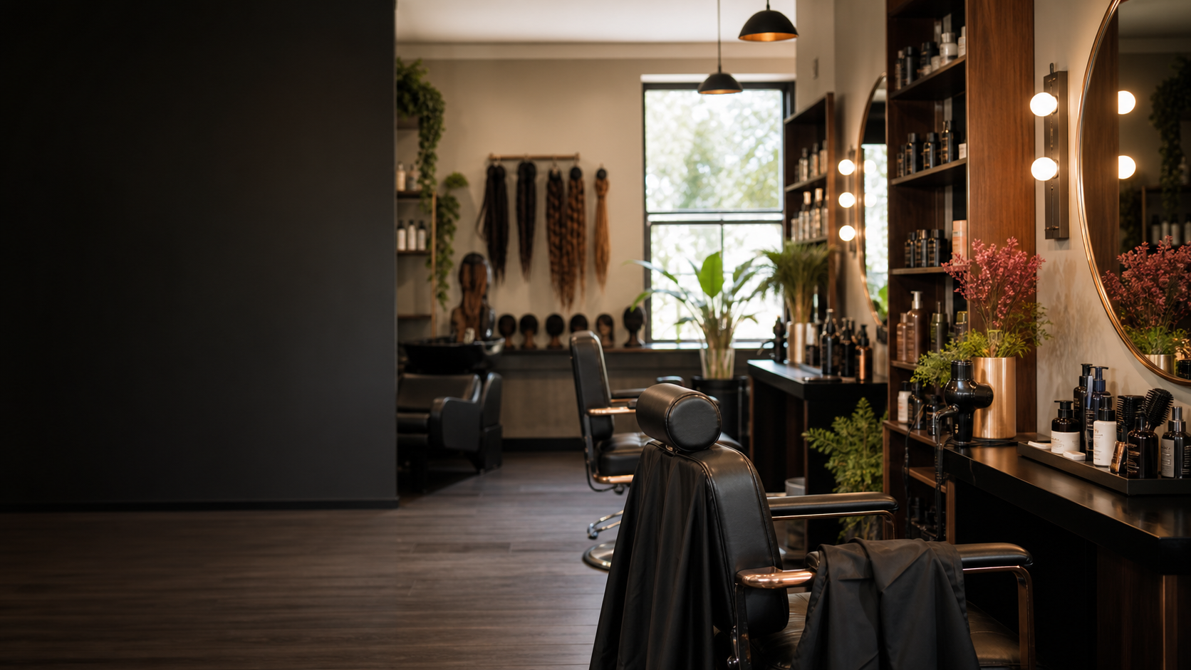Beauty and barber booking concept