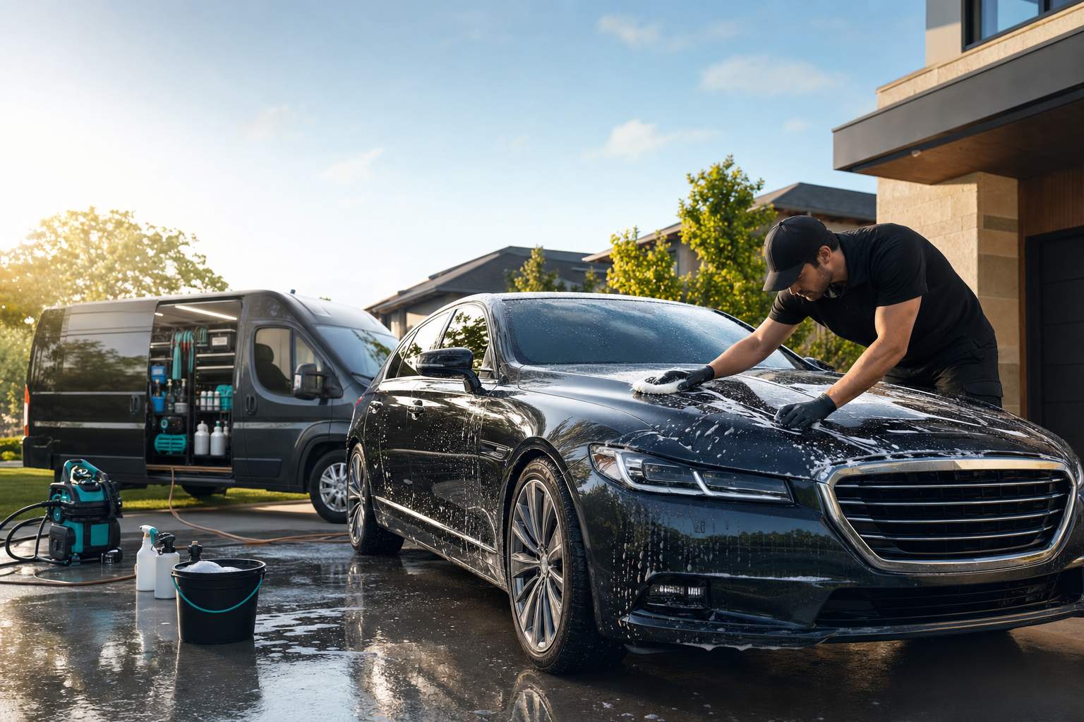 MirrorFinish Detailing service concept